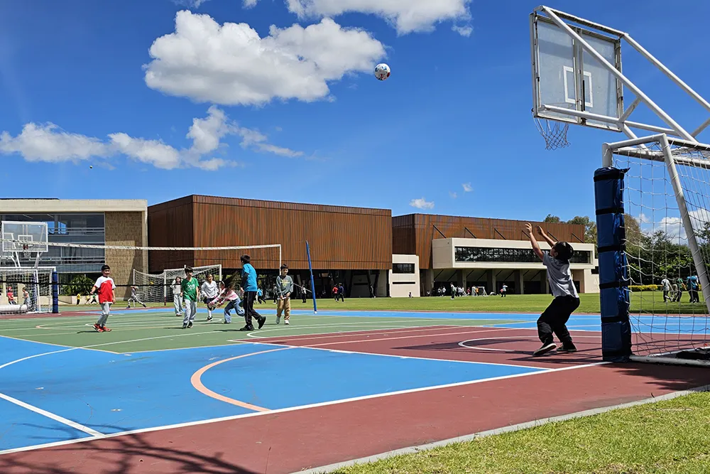 Zonas deportivas en el Gimnasio La Montaña — Historia y campus